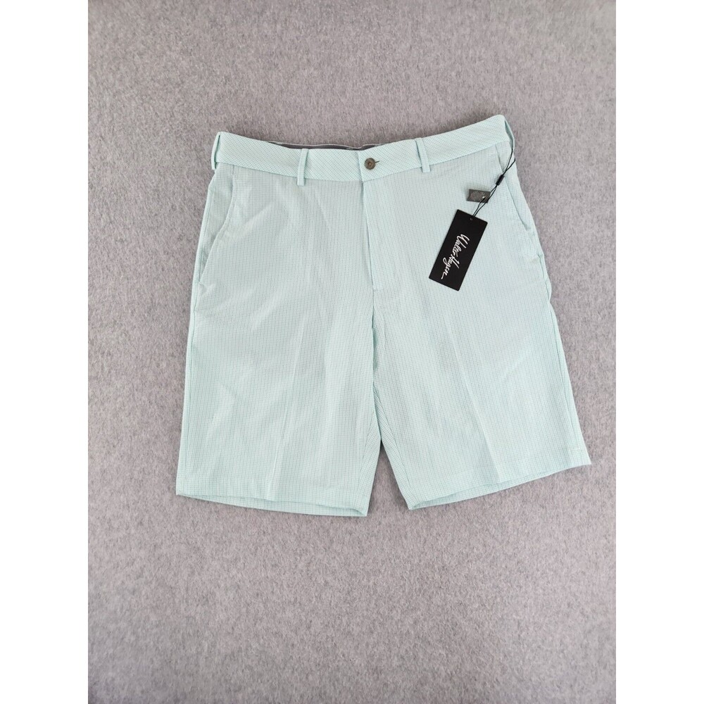 Walter Hagen Men's Flat Front Performance 11 Golf Shorts‎ Green Size 35 MSRP $75